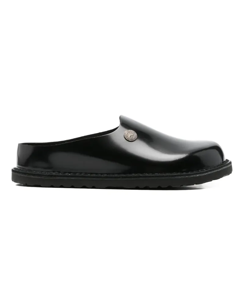 Birkenstock X SFTM logo-stud leather mules - Schwarz Schwarz