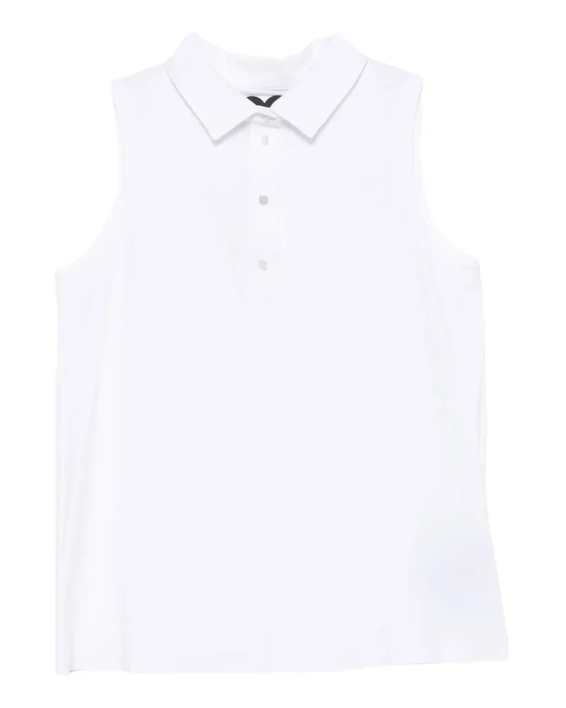 Roberto Ricci Designs sleeveless polo top - Weiß Weiß
