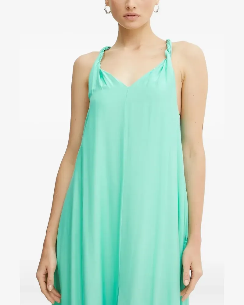 Patrizia Pepe Maxikleid mit geflochtenem Rücken - Grün Grün
