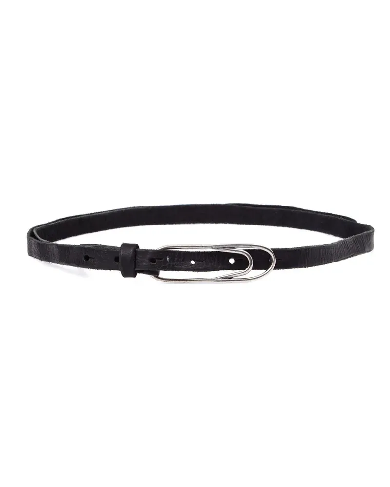 GOTI loop buckle belt - Schwarz Schwarz