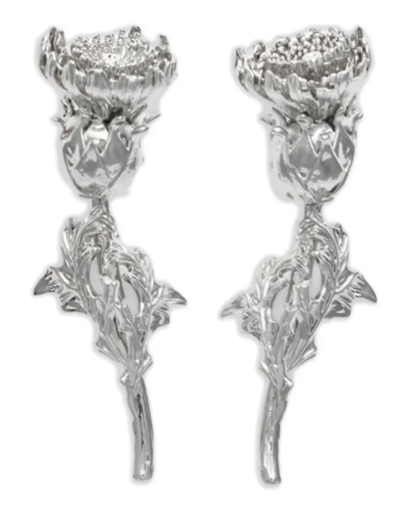 Blumarine Ohrringe mit Blüten - Silber Silber
