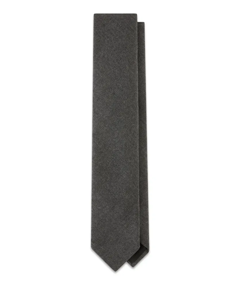 LARDINI Krawatte aus Flanell - Grau Grau