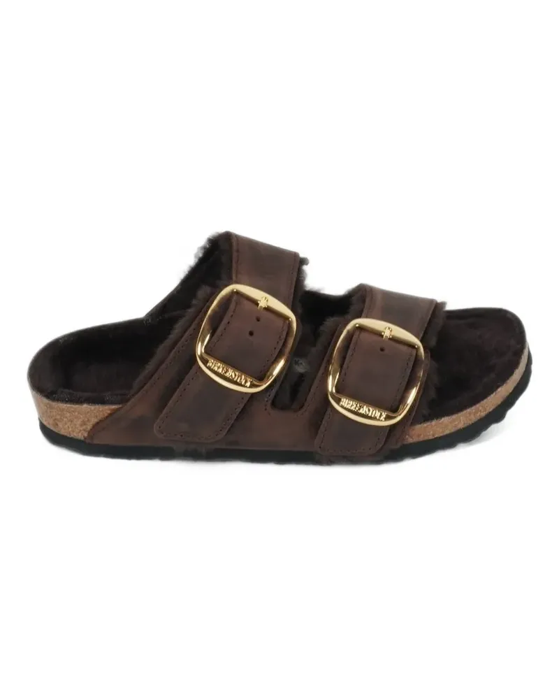 Birkenstock Arizona Shearling-Sandalen - Braun Braun