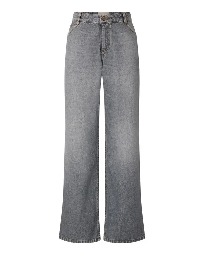 Sessùn Vega washed-effect straight-leg jeans - Grau Grau