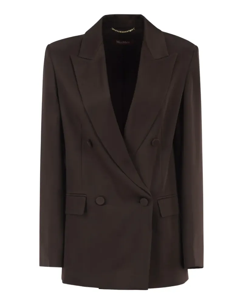 Max Mara double-breasted peak-lapel blazer - Braun Braun