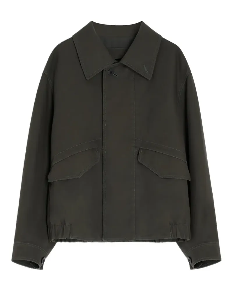Christophe Lemaire Hemdjacke mit Klappentaschen - Grün Grün
