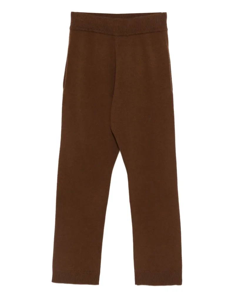 Entire Studios Hose mit geripptem Saum - Braun Braun
