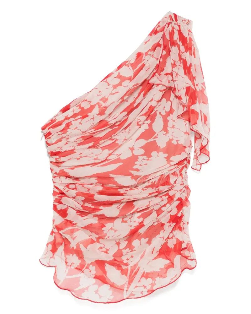 Victoria Beckham Asymmetrisches Top - Rot Rot