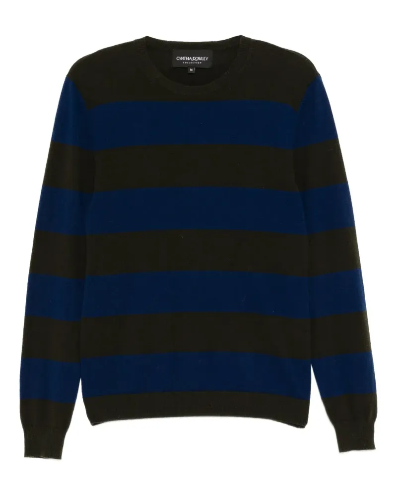 Cynthia Rowley Gestreiftes Lucky Oberteil - Grün Grün