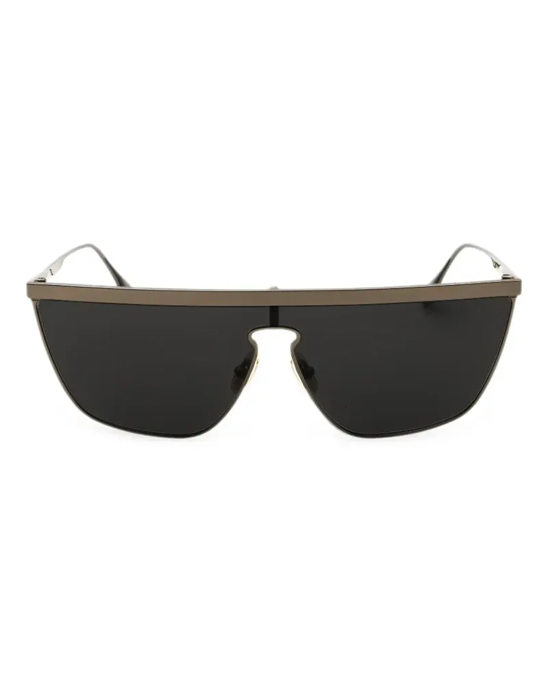 Victoria Beckham Sonnenbrille mit Shield-Gestell - Grau Grau