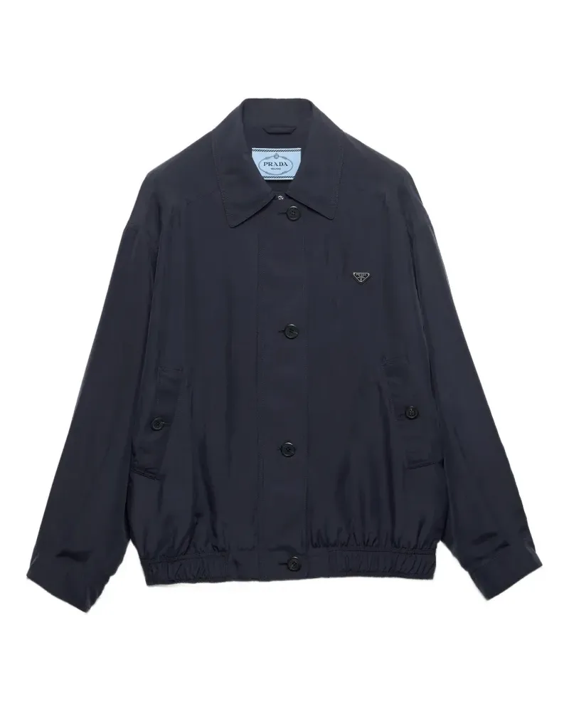 Prada silk jacket - Blau Blau