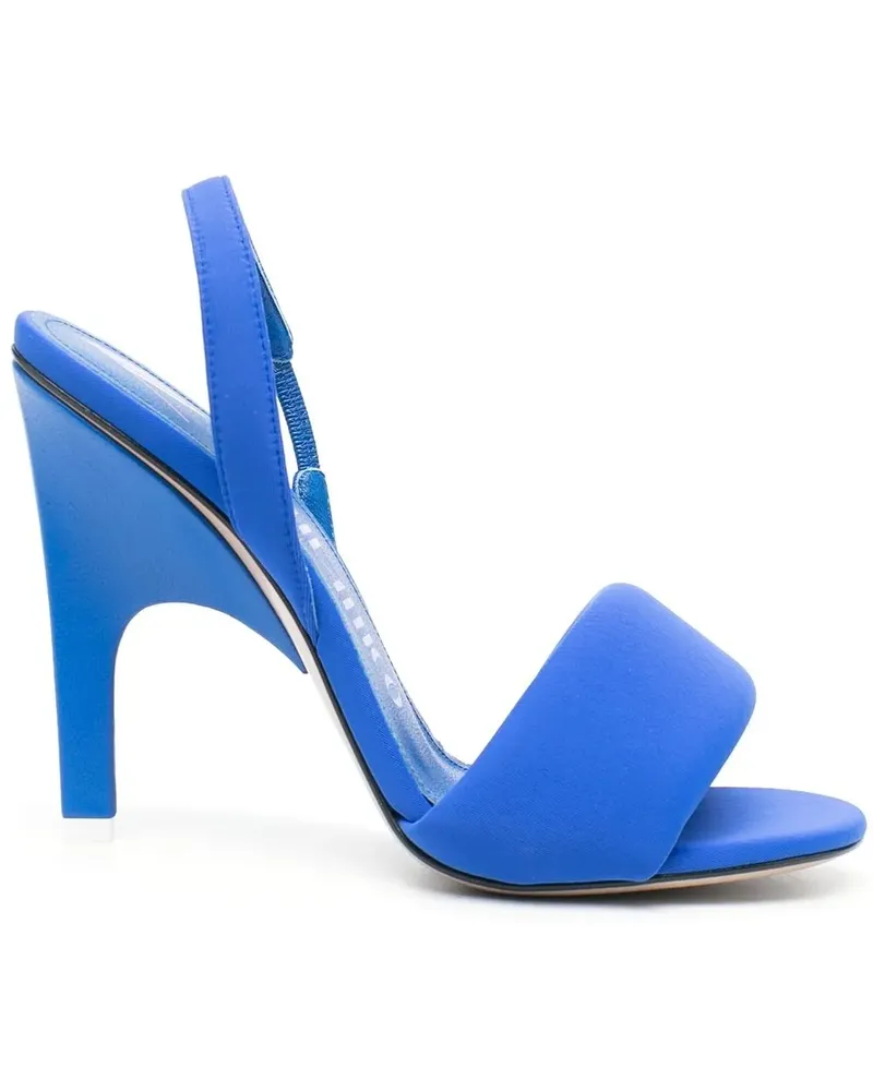 ATTICO Gepolsterte Rem Sandalen 105mm - Blau Blau