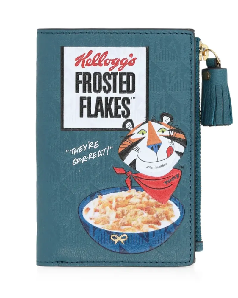 Anya Hindmarch x Kellogg's Frosted Flakes Portemonnaie - Blau Blau