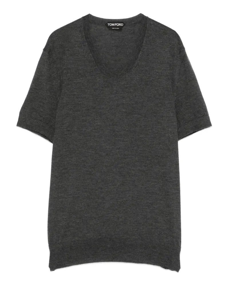 Tom Ford Klassisches T-Shirt - Grau Grau