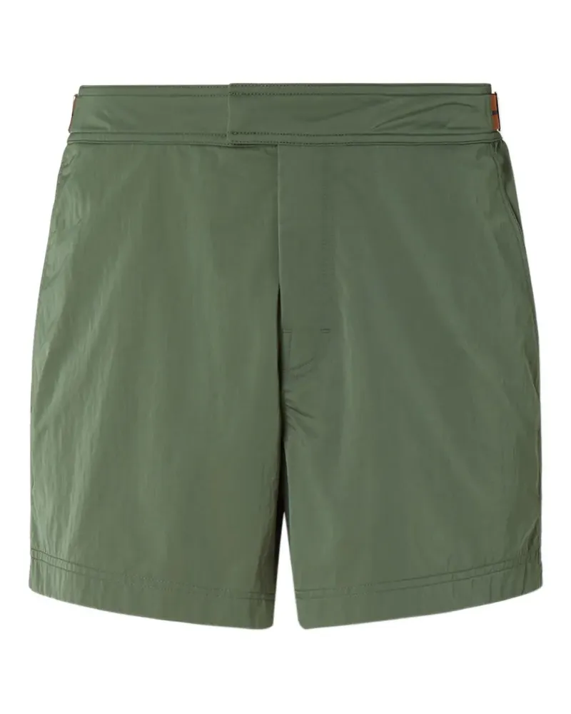 Ermenegildo Zegna 232 Road Brand Mark Badeshorts - Grün Grün