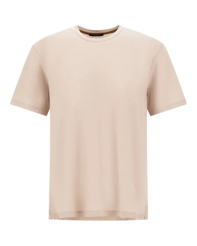 Herno T-Shirt aus Wolle - Nude Nude