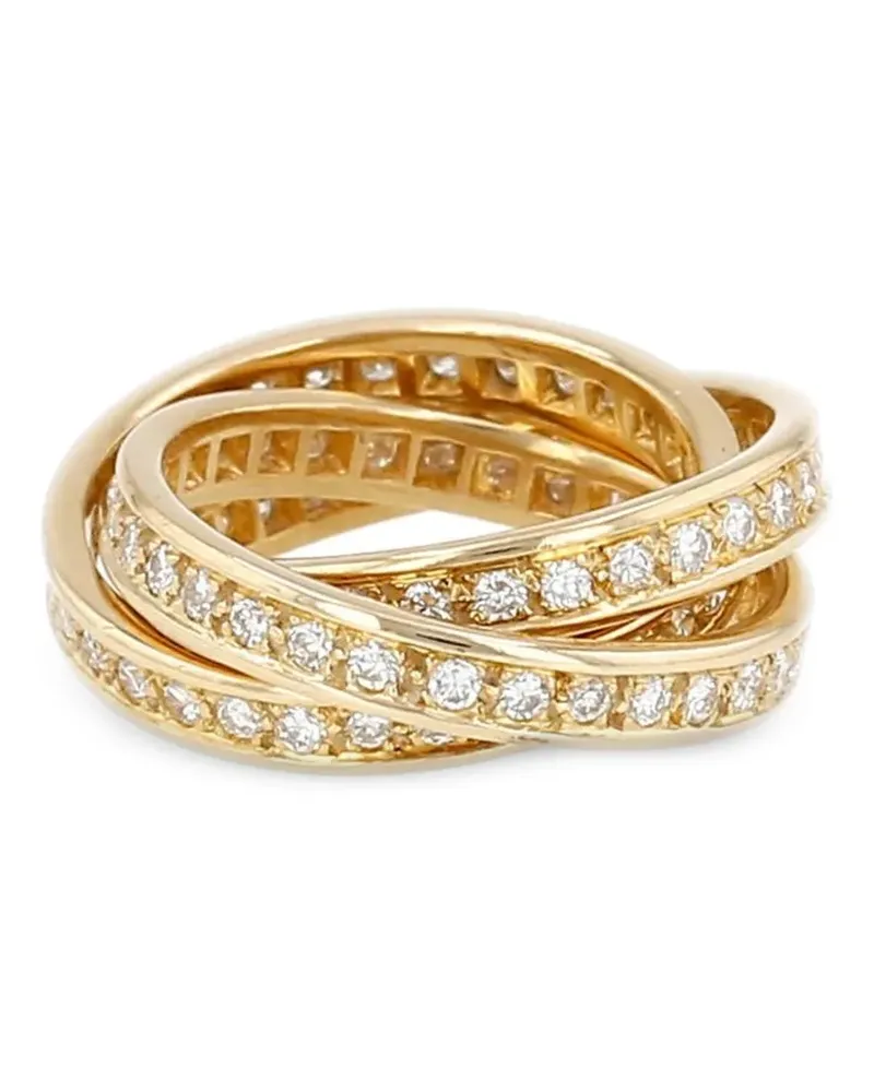 Cartier 1990 Trinity Ring mit Diamant - Gold Gold