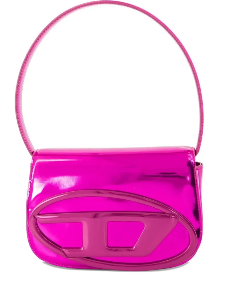 Diesel 1DR Schultertasche mit Logo-Schild - Rosa Rosa