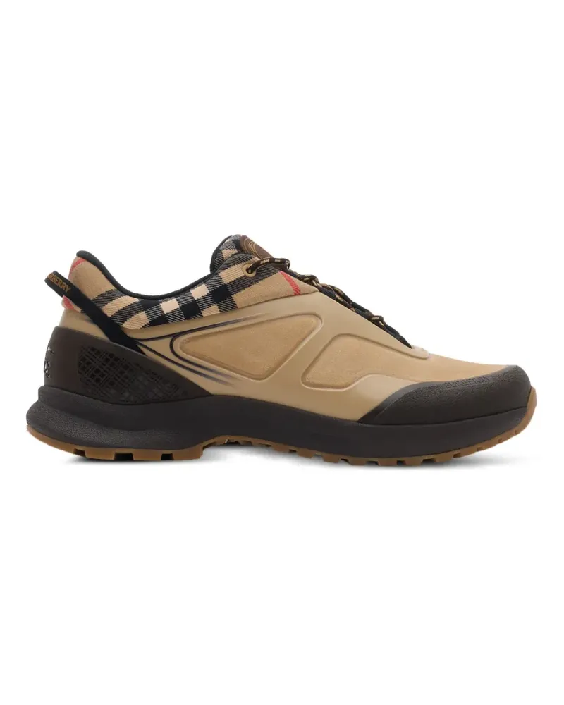 Burberry Check and Mesh Discover Sneakers​ - Nude Nude