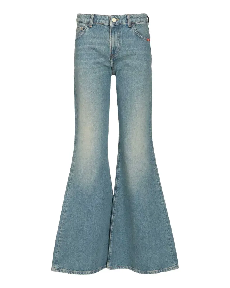 Amish Woodstock buttoned jeans - Blau Blau