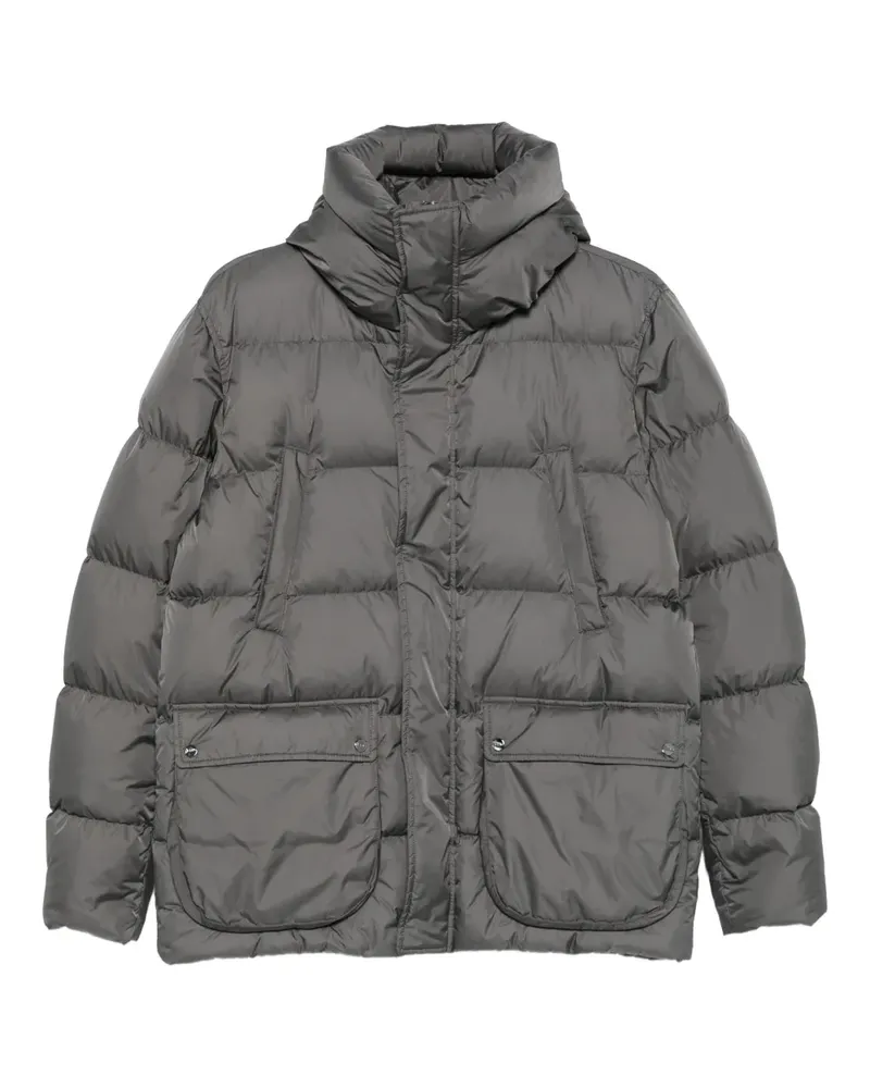 Herno Gesteppte Kapuzenjacke - Grau Grau
