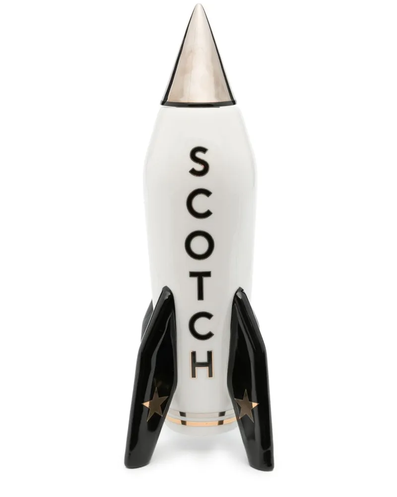 Jonathan Adler Scotch Rocket Dekanter Weiß