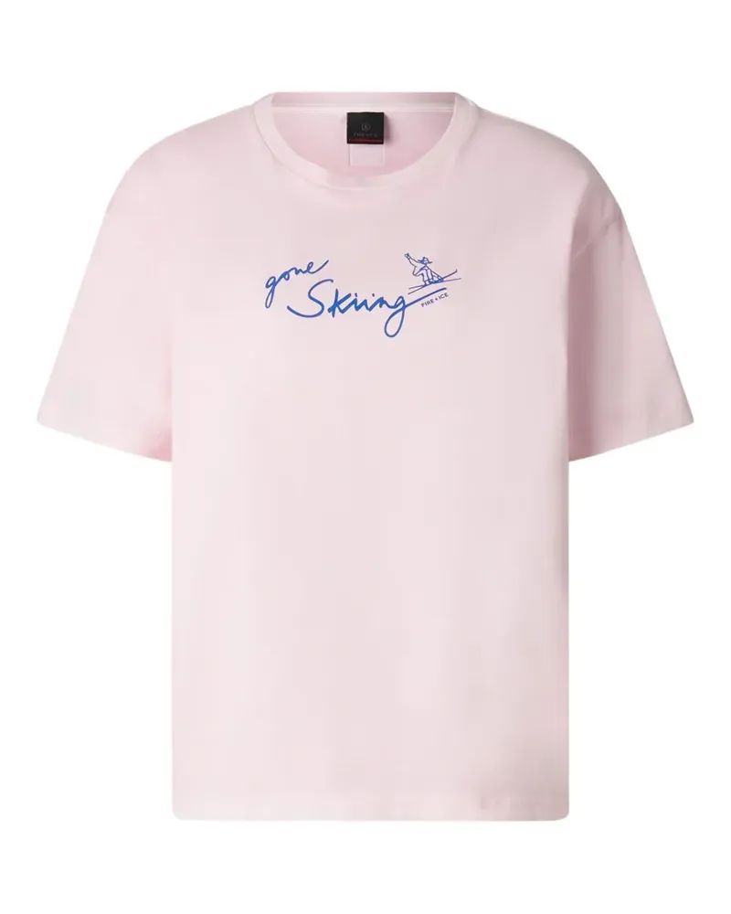 Bogner Fire & Ice Cara logo-print T-shirt - Rosa Rosa