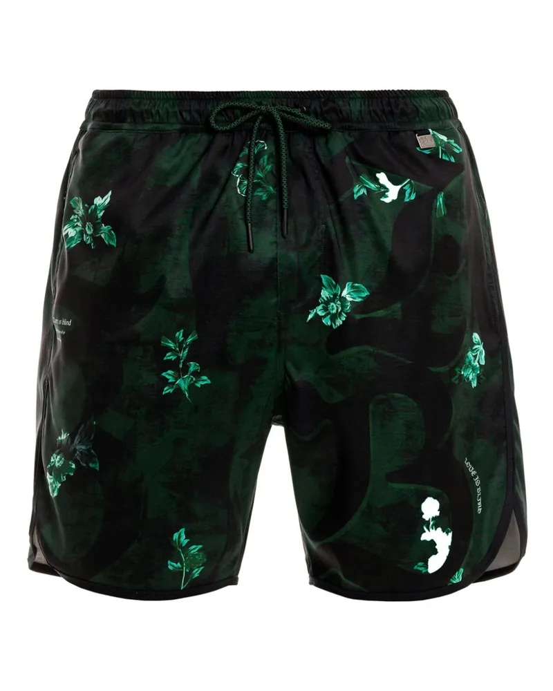 AGUA BENDITA Liam Badeshorts - Schwarz Schwarz
