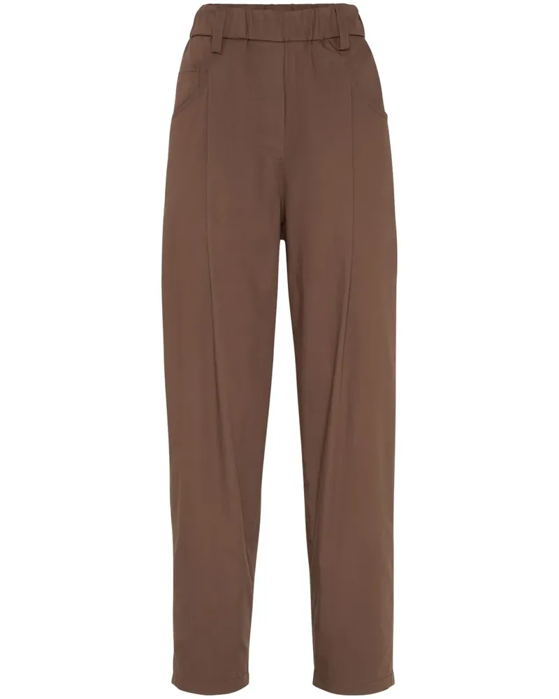 Brunello Cucinelli Monili Hose mit Kettendetail - Braun Braun