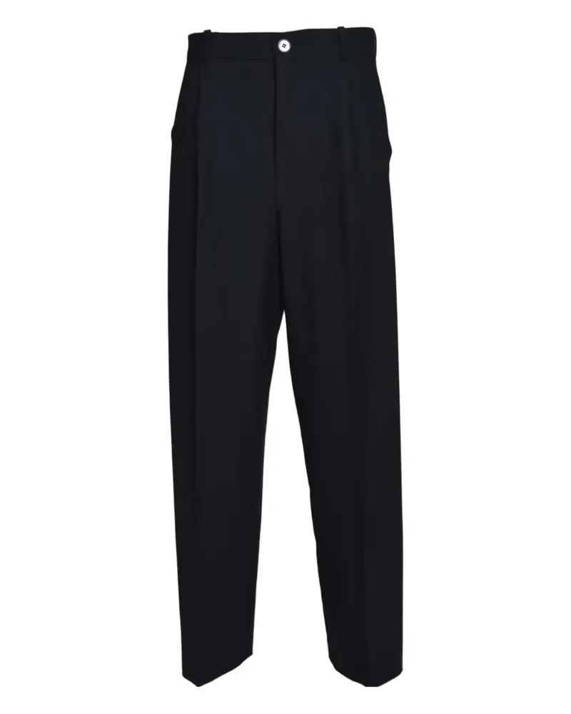 SOLOTRE pleated trousers - Blau Blau