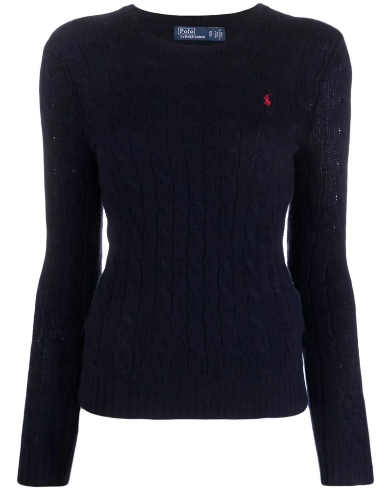 Ralph Lauren Pullover mit Zopfmuster - Blau Blau