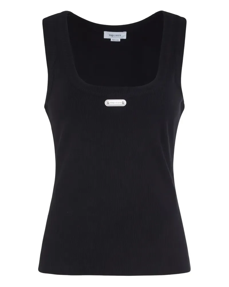 Alexander McQueen Klassisches Trägershirt - Schwarz Schwarz