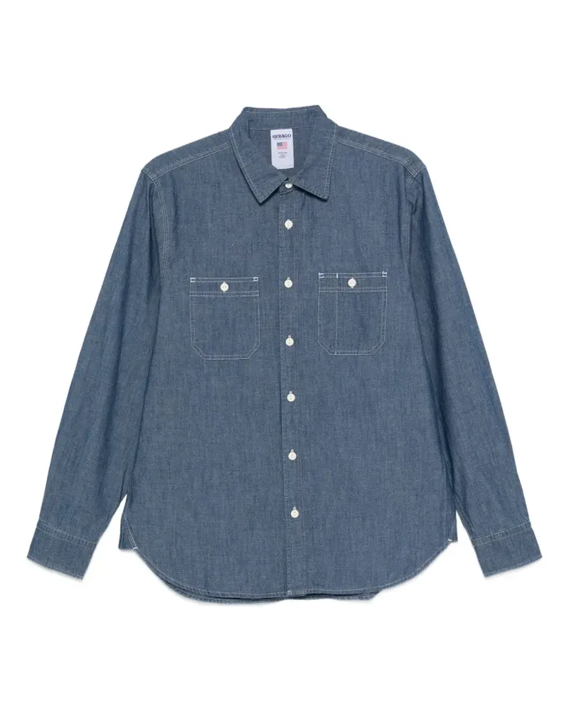 Sebago chest-pocket long-sleeve shirt - Blau Blau