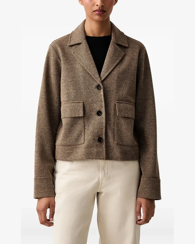 Marc O'Polo Jacke mit Pattentaschen - Braun Braun