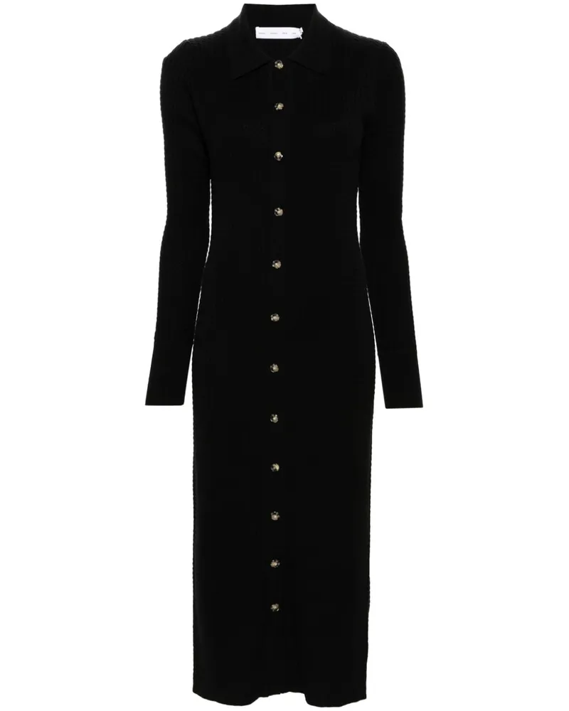 Proenza Schouler Philips Maxikleid - Schwarz Schwarz