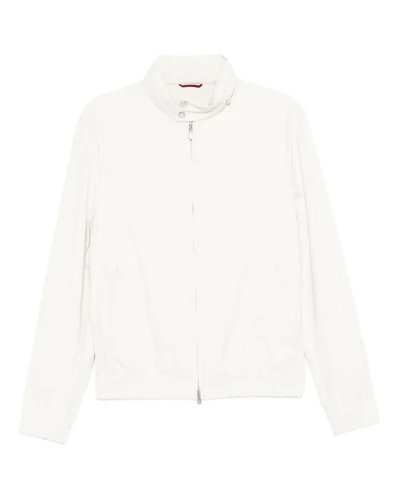 Brunello Cucinelli high-neck jacket - Weiß Weiß