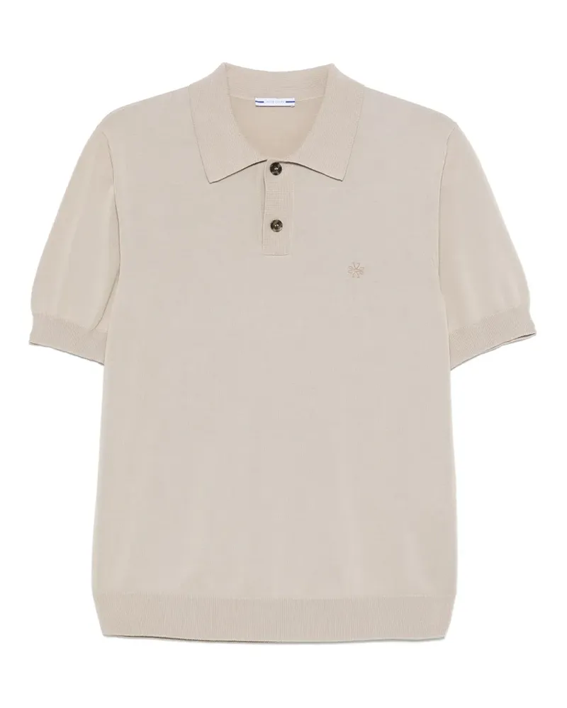 Jacob Cohën Fein gestricktes Poloshirt - Nude Nude
