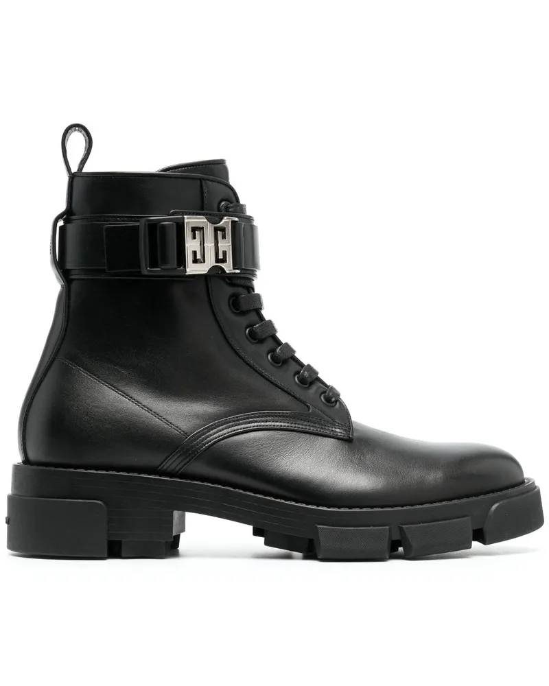 Givenchy Terra Schnürstiefel - Schwarz Schwarz