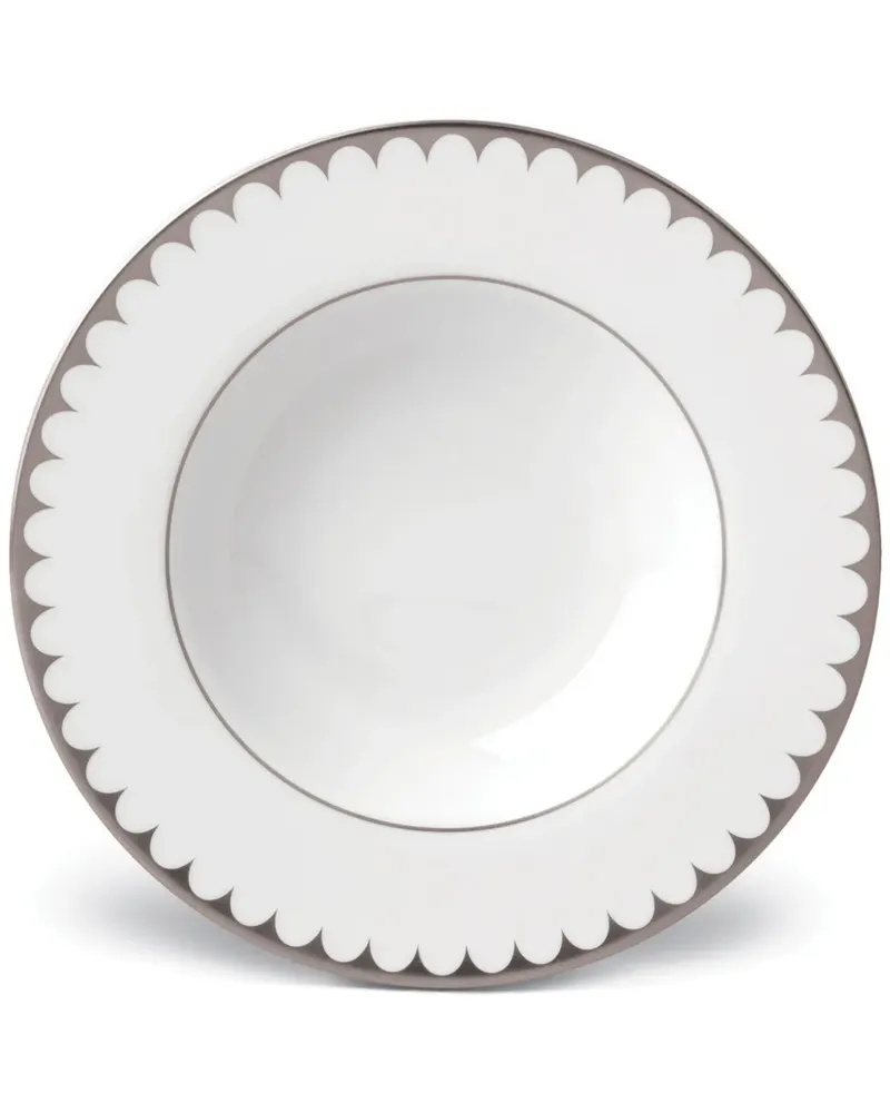 L’OBJET Aegean Filet Suppenteller (22cm) - Weiß Weiß