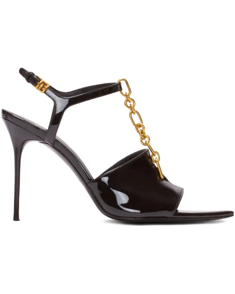 Balmain Sync Sandalen - Schwarz Schwarz