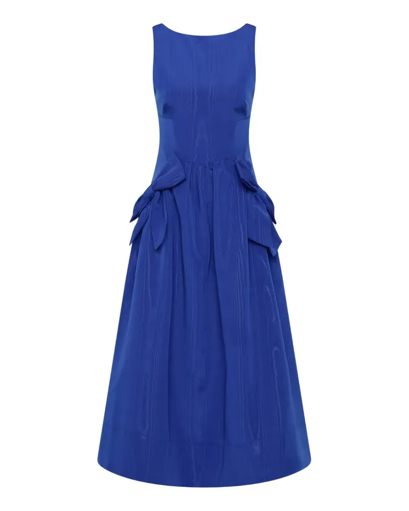 Rebecca Vallance Teles Midikleid mit Schleife - Blau Blau