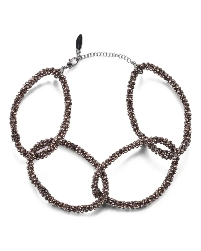 Brunello Cucinelli Choker mit Hämatit - Braun Braun