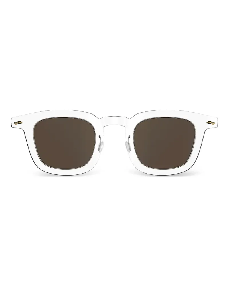 Lindberg 8346 square-frame sunglasses - Weiß Weiß