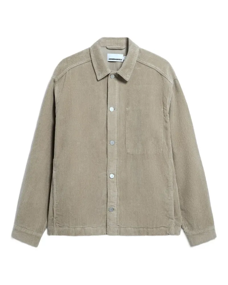 Armedangels Cordjacke mit lockerem Schnitt - Grün Grün