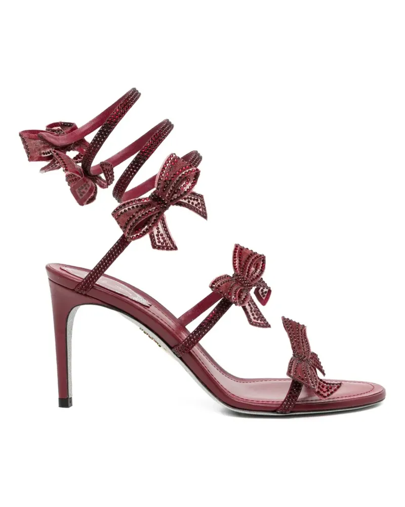 René Caovilla 80mm Cleo sandals - Rot Rot