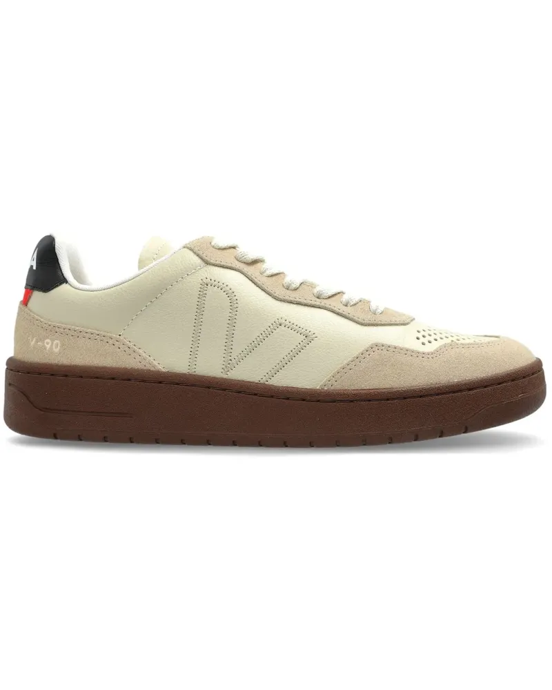 VEJA V-90 Sneakers aus Wildleder - Nude Nude