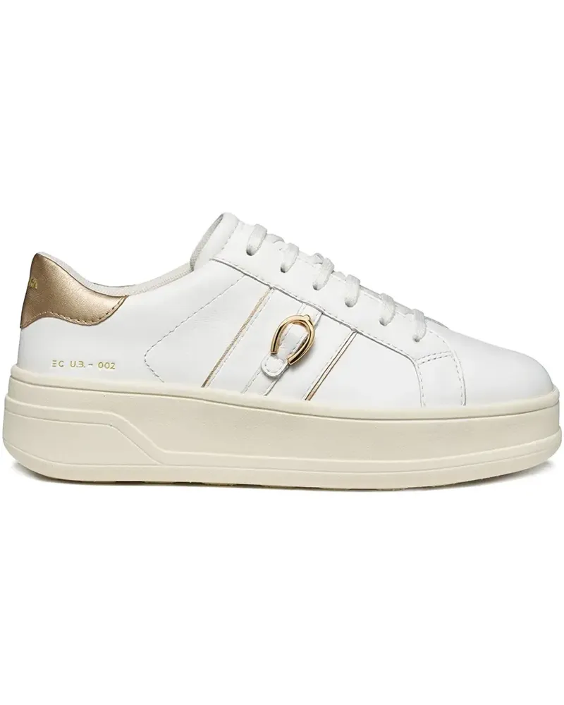 Geox Spherica Ecub buckle detail trainers - Weiß Weiß