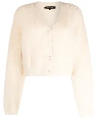 Tout a Coup Cropped-Cardigan aus Faux Fur Nude