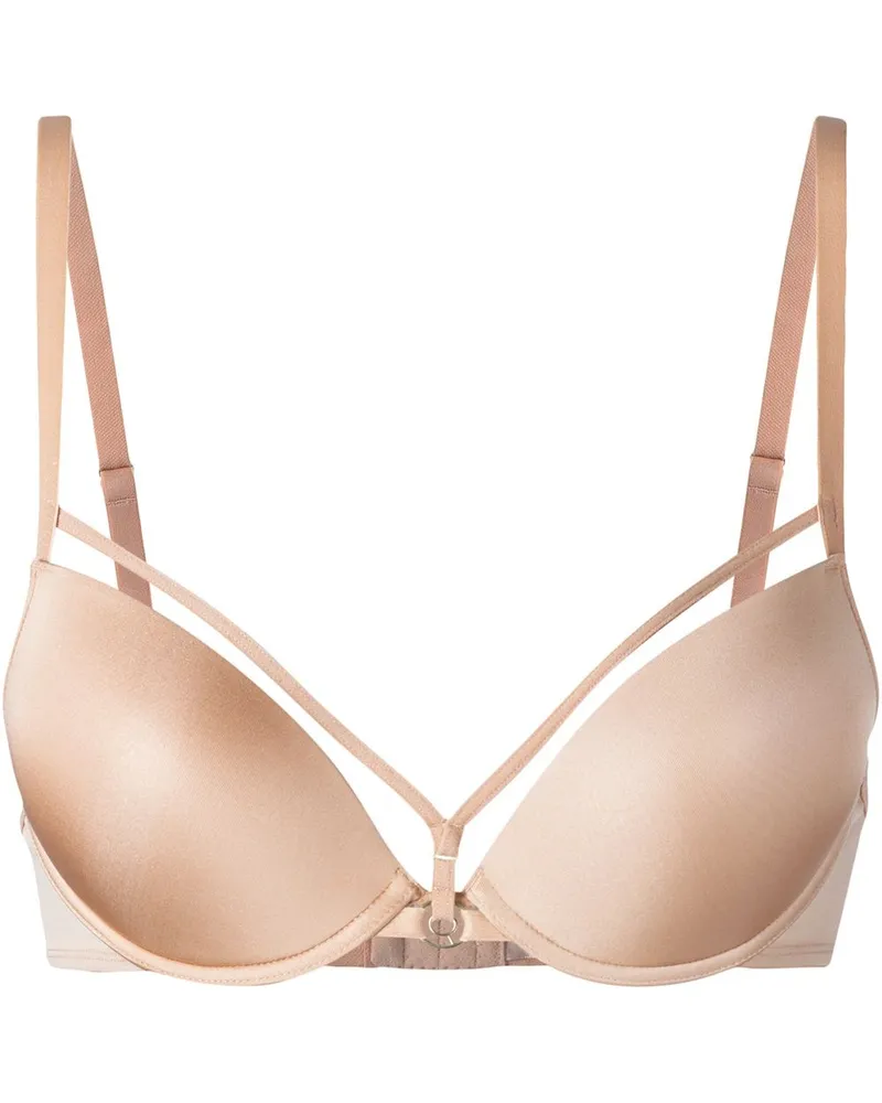 Marlies Dekkers Push-up-BH mit gländzendem Finish - Nude Nude