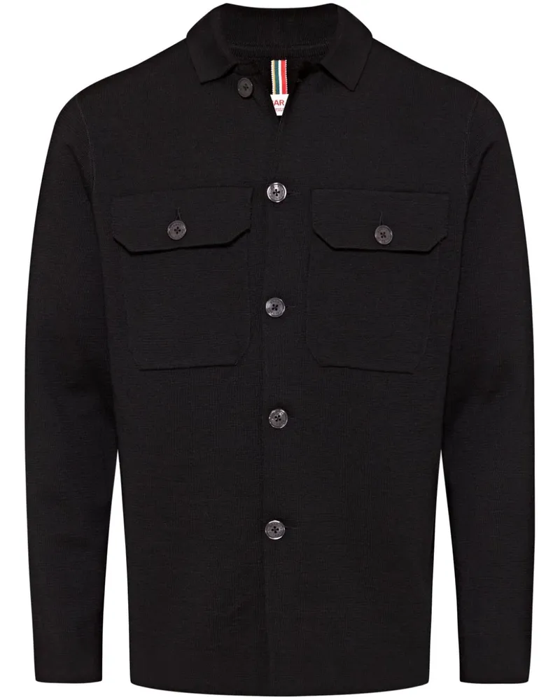 Orlebar Brown Brigg Hemdjacke - Schwarz Schwarz